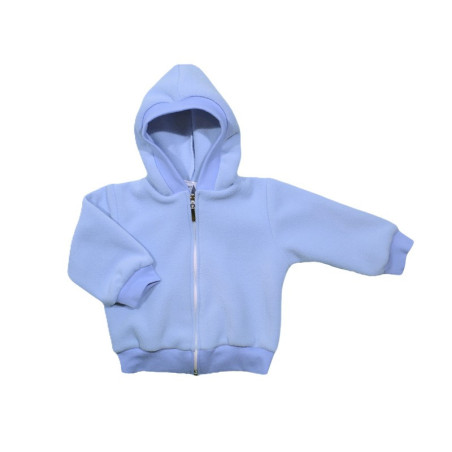 GAJI / Bunda s kapucňou flis - modrá