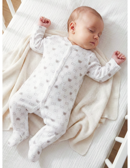 GAJI / Pyžamo overal s nôžkou obojlíc - vzor1