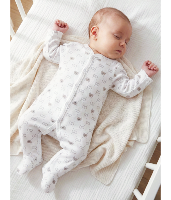 GAJI / Pyžamo overal s nôžkou obojlíc - vzor1