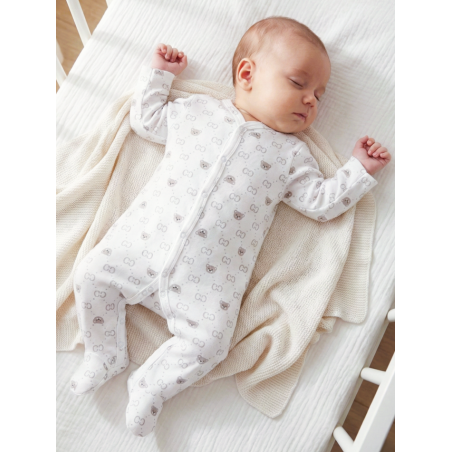 GAJI / Pyžamo overal s nôžkou obojlíc - vzor1