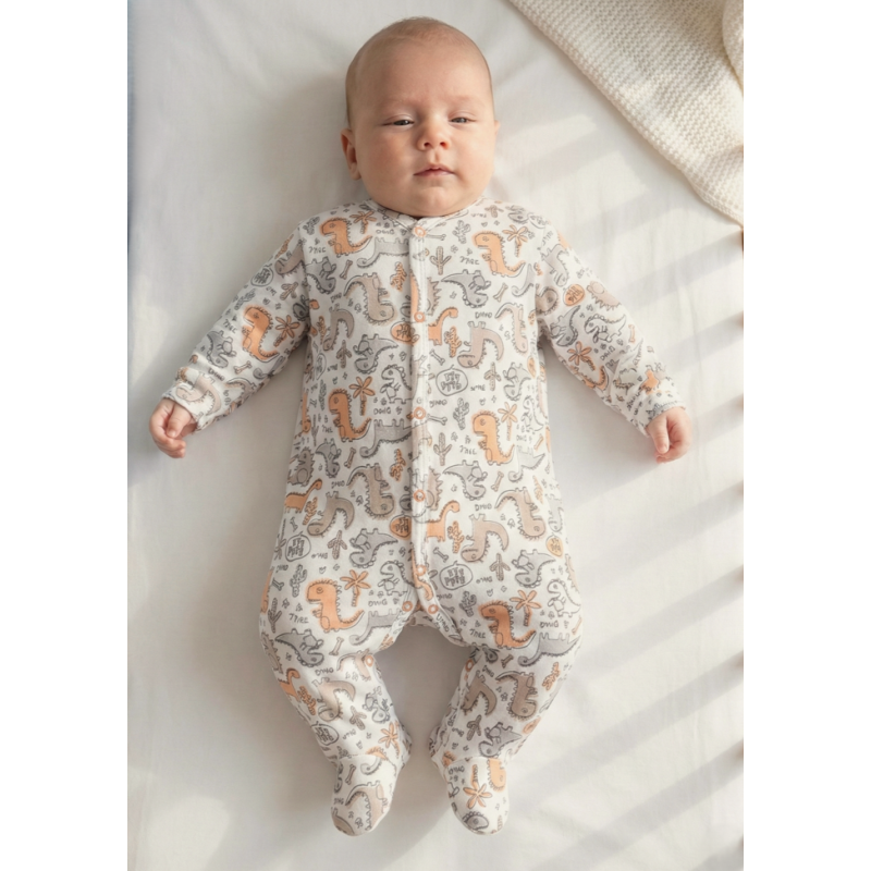GAJI / Pyžamo overal s nôžkou obojlíc - vzor4