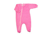 GAJI / Overal s nôžkou minky - ružová