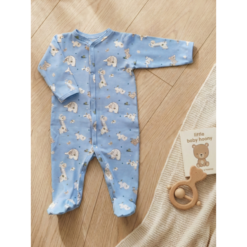 GAJI / Pyžamo overal s nôžkou - vzor6