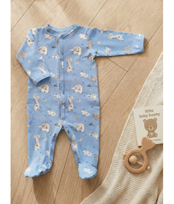 GAJI / Pyžamo overal s nôžkou - vzor6