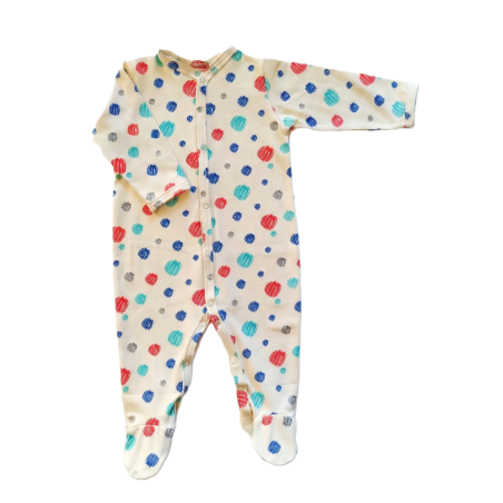GAJI / Pyžamo overal s nôžkou - vzor11