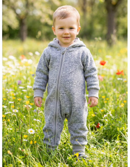 GAJI / Overal rastúci úplet - sv.sivá