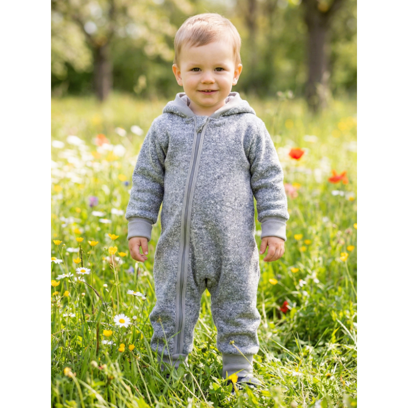 GAJI / Overal rastúci úplet - sv.sivá