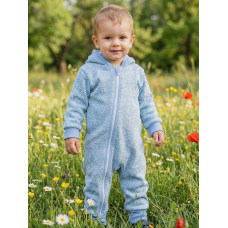 GAJI / Overal rastúci úplet - modrá