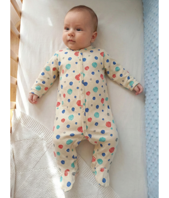 GAJI / Pyžamo overal s nôžkou - vzor11