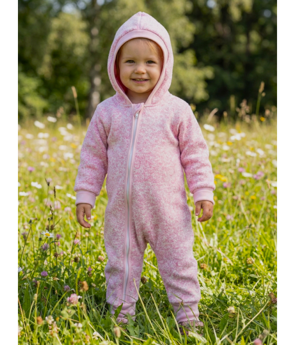 GAJI / Overal rastúci úplet - ružová