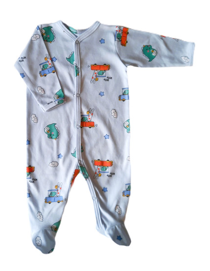 GAJI / Pyžamo overal s nôžkou obojlíc - vzor6