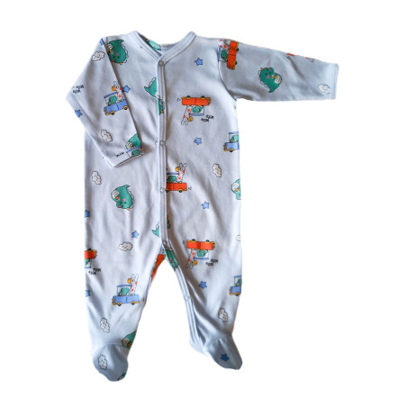 GAJI / Pyžamo overal s nôžkou obojlíc - vzor6