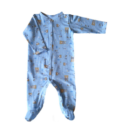 GAJI / Pyžamo overal s nôžkou - vzor9