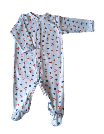 GAJI / Pyžamo overal s nôžkou - vzor10