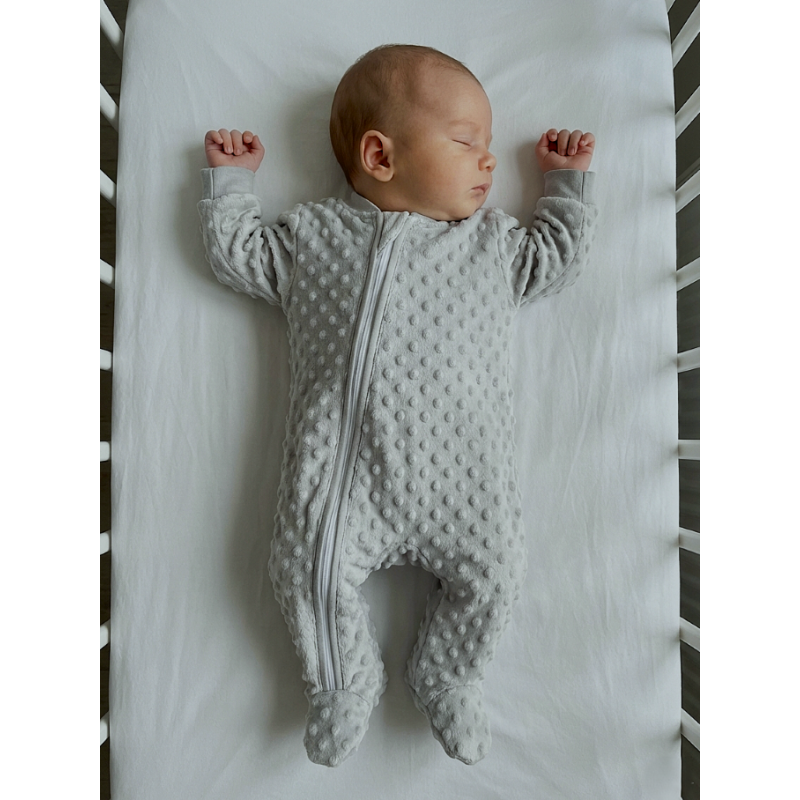 GAJI / Overal s nôžkou minky - sivá