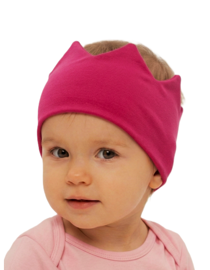 GAJI / Čelenka korunka - cyklámenová