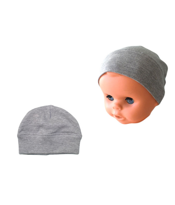 GAJI / Čiapka náplet - sivá