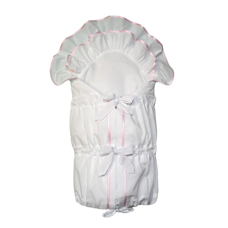 GAJI / Zavinovačka lemovaná 2xfodra - ružová