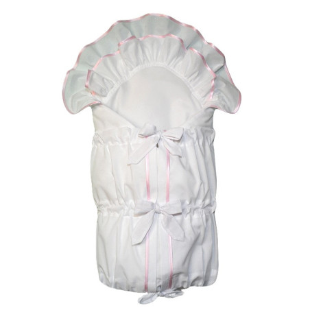 GAJI / Zavinovačka lemovaná 2xfodra - ružová