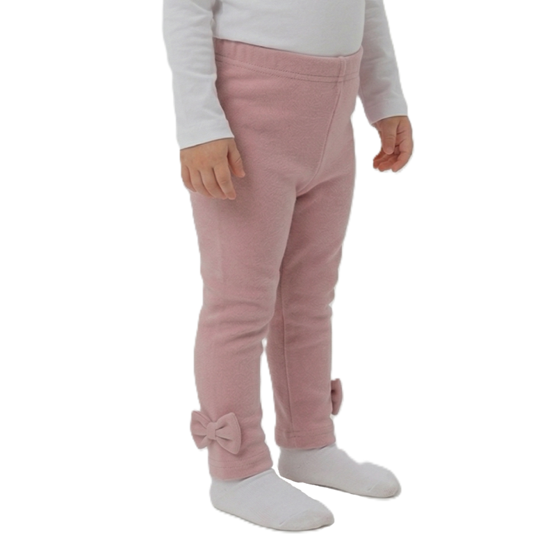 GAJI / Legíny s mašľami - pudrová