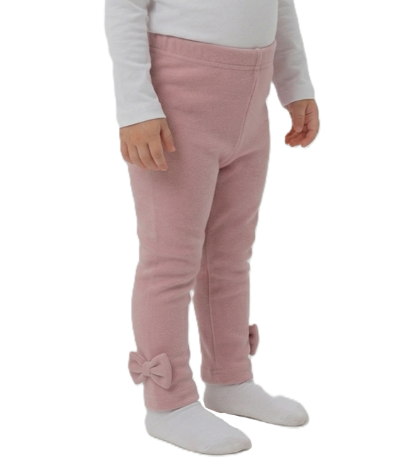 GAJI / Legíny s mašľami - pudrová