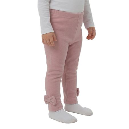 GAJI / Legíny s mašľami - pudrová