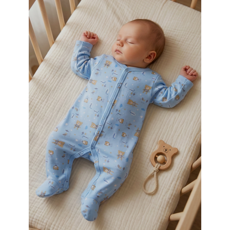 GAJI / Pyžamo overal s nôžkou - vzor9