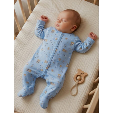 GAJI / Pyžamo overal s nôžkou - vzor9