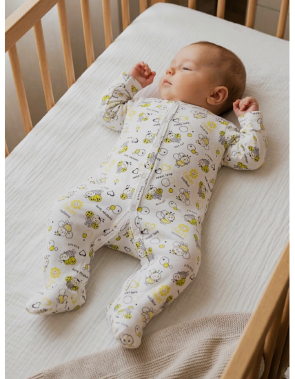 GAJI / Pyžamo overal s nôžkou obojlíc - vzor2