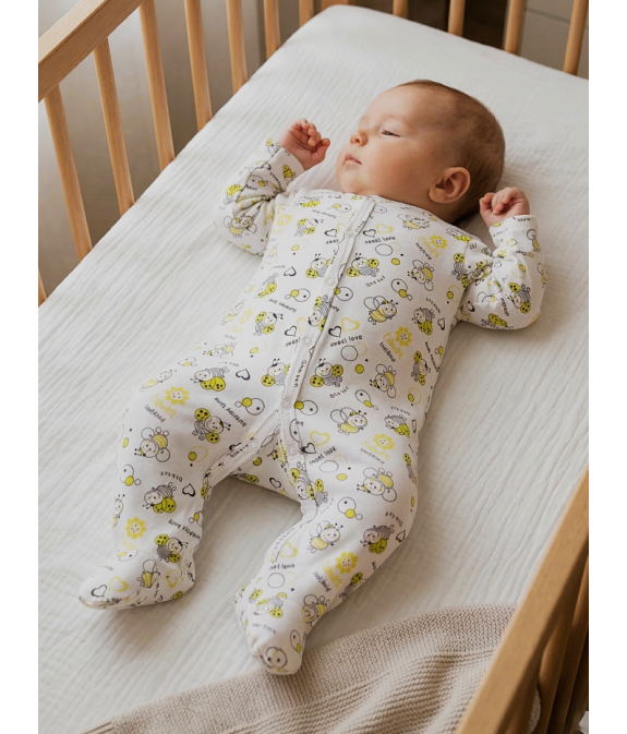 GAJI / Pyžamo overal s nôžkou obojlíc - vzor2