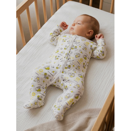 GAJI / Pyžamo overal s nôžkou obojlíc - vzor2