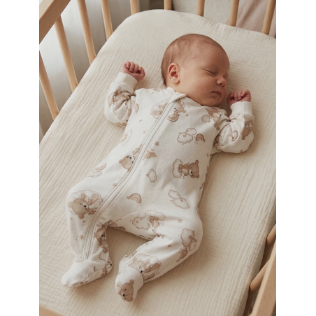 GAJI / Pyžamo overal s nožkou flanel - vzor4