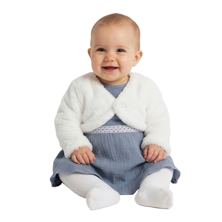 GAJI / Bolerko futrované wellsoft - biela