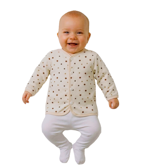 GAJI / Kabátik lemovaný zamat - hviezda