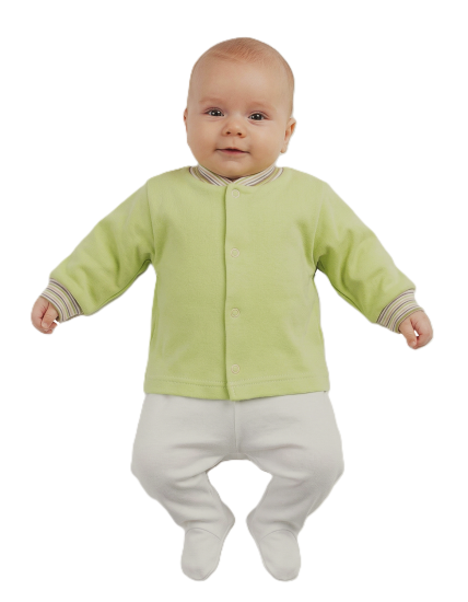 GAJI / Košieľka/kabátik obojlíc - sv. zelená