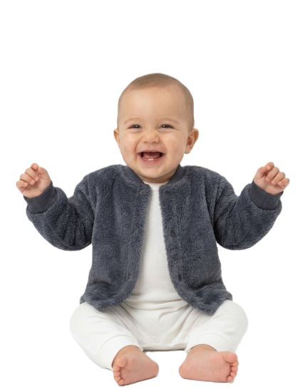 GAJI / Kabátik wellsoft - tm.sivá