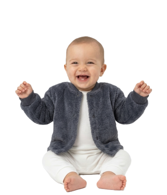 GAJI / Kabátik wellsoft - tm.sivá