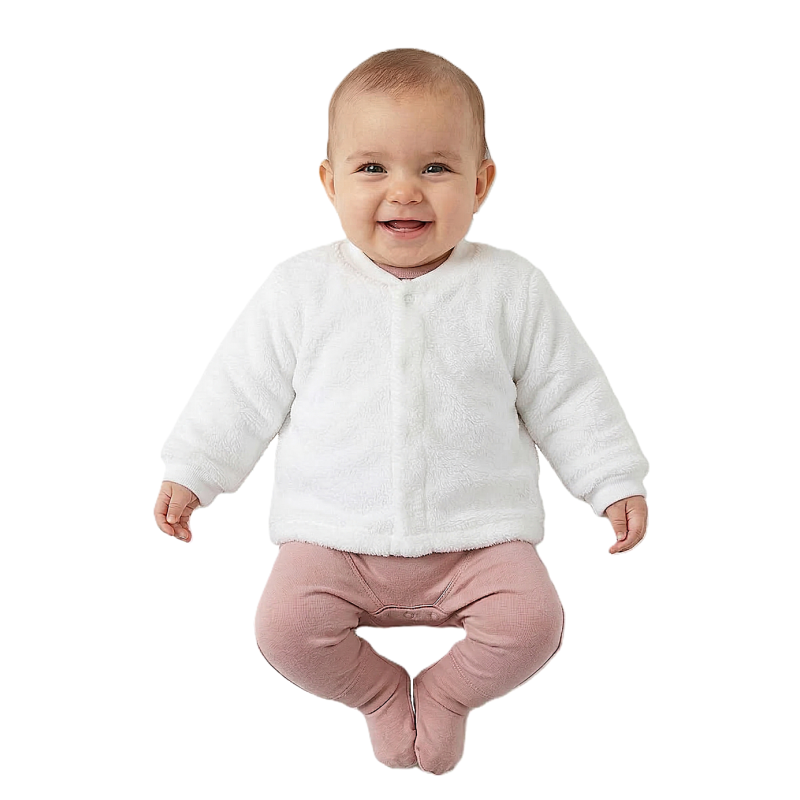 GAJI / Kabátik wellsoft - biela