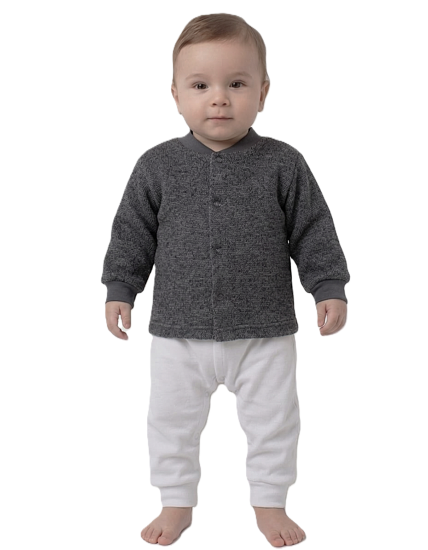 GAJI / Kabátik úplet - tm.sivá