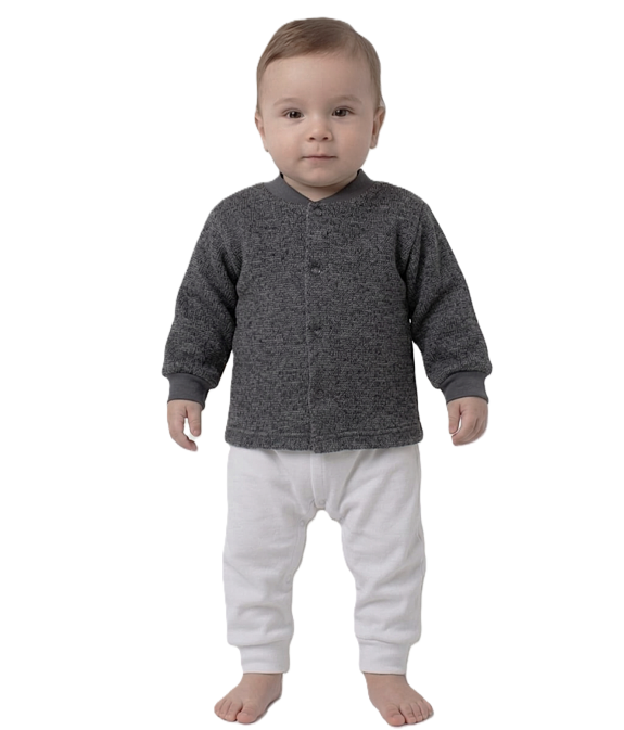 GAJI / Kabátik úplet - tm.sivá