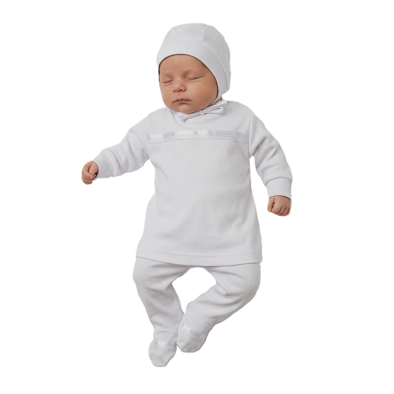 GAJI / Súprava 3-dielna chlapec - biela