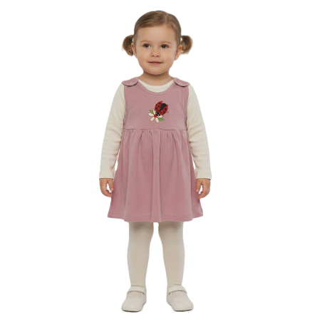 GAJI / Suknička šatová - pudrová