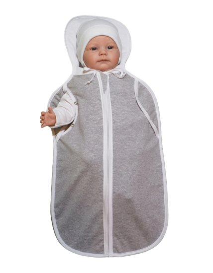 GAJI / Ulitka s otvormi pre rúčky - sivá