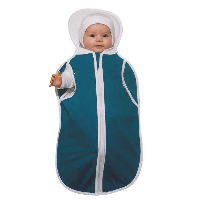 GAJI / Ulitka s otvormi pre rúčky - tm.zelená