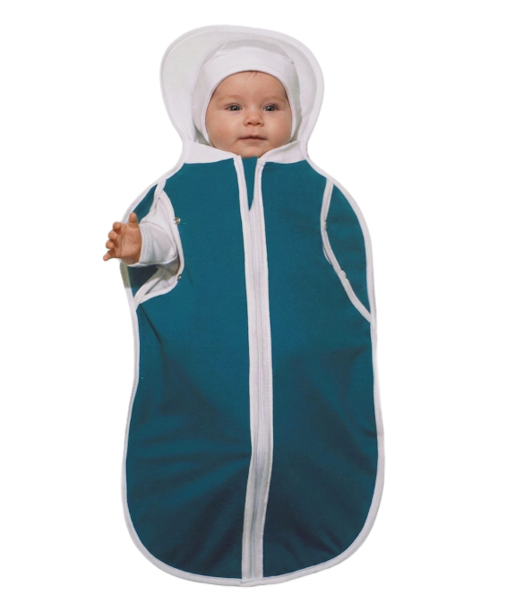 GAJI / Ulitka s otvormi pre rúčky - tm.zelená