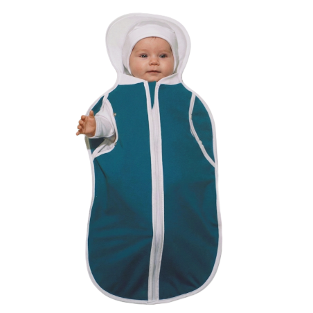 GAJI / Ulitka s otvormi pre rúčky - tm.zelená