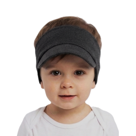 GAJI / Čelenka s šiltom - tm.sivá