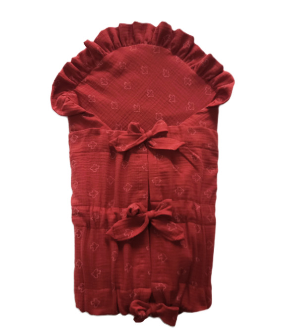 GAJI / Zavinovačka mušelín fodra - bordová