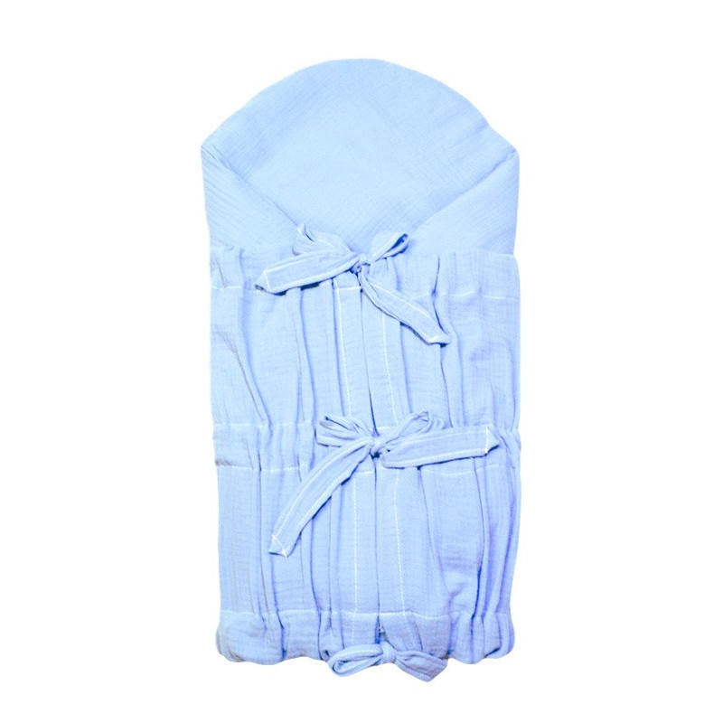 GAJI / Zavinovačka mušelín - sv.modrá