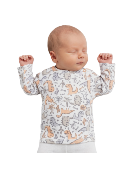 GAJI / Košieľka kojenecká prekladaná - vzor4